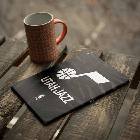 NBA Utah Jazz Black Animal Print iPad Skins