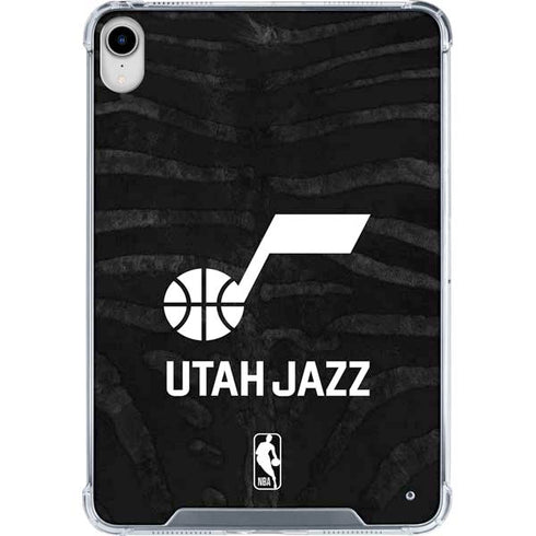 NBA Utah Jazz Black Animal Print iPad 11th Gen (2025) Clear Case