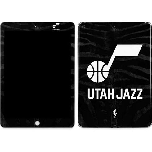 NBA Utah Jazz Black Animal Print Apple iPad Skin