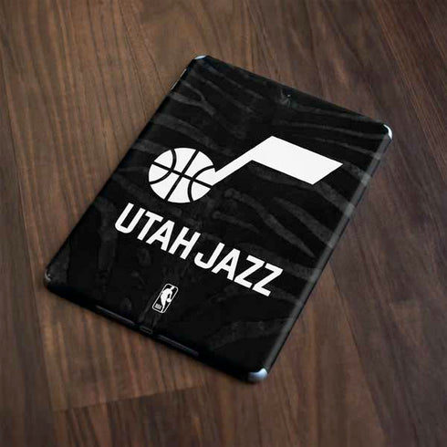 NBA Utah Jazz Black Animal Print Apple iPad Skin