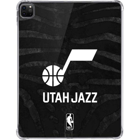 NBA Utah Jazz Black Animal Print iPad Pro 11in (2024) Clear Case