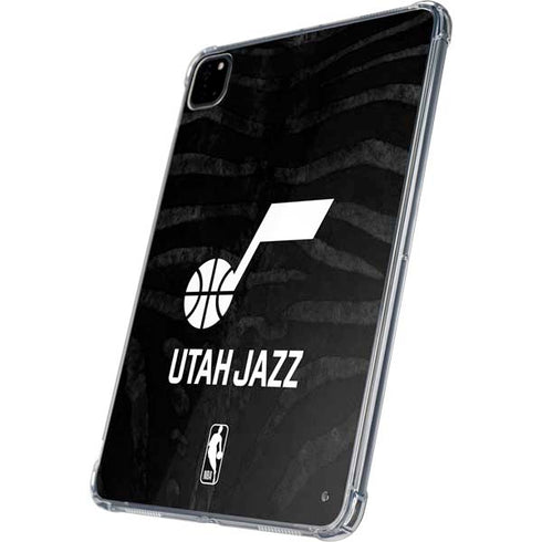 NBA Utah Jazz Black Animal Print iPad Pro 11in (2024) Clear Case