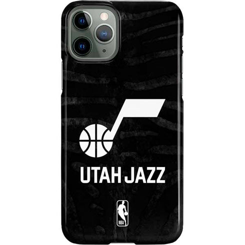 NBA Utah Jazz Black Animal Print iPhone 11 Pro Lite Case