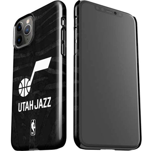 NBA Utah Jazz Black Animal Print iPhone 11 Pro Lite Case