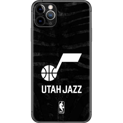 NBA Utah Jazz Black Animal Print iPhone 11 Pro Max Skin