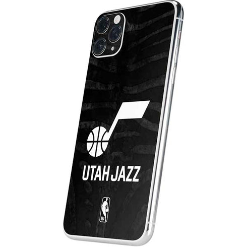 NBA Utah Jazz Black Animal Print iPhone 11 Pro Max Skin
