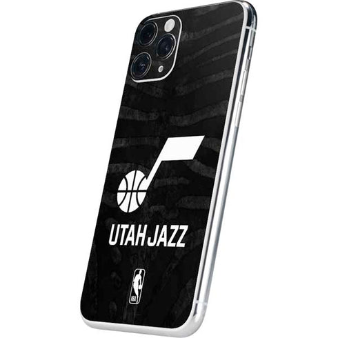 NBA Utah Jazz Black Animal Print iPhone 11 Pro Skin