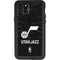NBA Utah Jazz Black Animal Print iPhone 11 Pro Waterproof Case