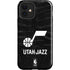 NBA Utah Jazz Black Animal Print iPhone 12 Impact Case