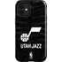 NBA Utah Jazz Black Animal Print iPhone 12 Mini Impact Case