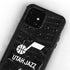 NBA Utah Jazz Black Animal Print iPhone 12 Mini Waterproof Case