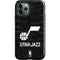 NBA Utah Jazz Black Animal Print iPhone 12 Pro Impact Case