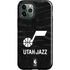 NBA Utah Jazz Black Animal Print iPhone 12 Pro Max Impact Case