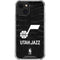 NBA Utah Jazz Black Animal Print iPhone 13 Clear Case