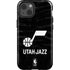 NBA Utah Jazz Black Animal Print iPhone 13 Impact Case