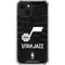 NBA Utah Jazz Black Animal Print iPhone 13 Mini Clear Case
