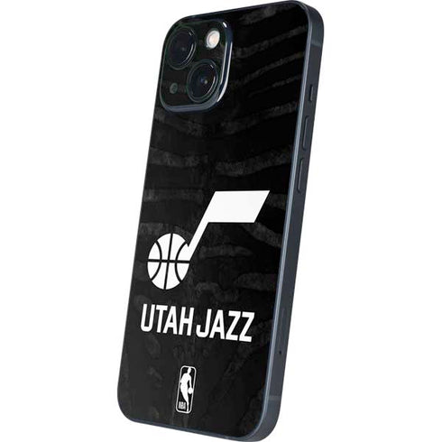NBA Utah Jazz Black Animal Print iPhone 13 Mini Skin