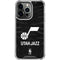 NBA Utah Jazz Black Animal Print iPhone 13 Pro Clear Case