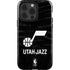 NBA Utah Jazz Black Animal Print iPhone 13 Pro Impact Case
