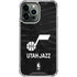 NBA Utah Jazz Black Animal Print iPhone 13 Pro Max Clear Case
