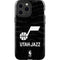 NBA Utah Jazz Black Animal Print iPhone 13 Pro Max Impact Case