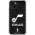 NBA Utah Jazz Black Animal Print iPhone 14 Plus Clear Case