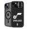 NBA Utah Jazz Black Animal Print iPhone 14 Plus Kickstand Case