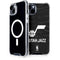 NBA Utah Jazz Black Animal Print iPhone 14 Plus MagSafe Case