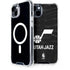 NBA Utah Jazz Black Animal Print iPhone 14 Plus MagSafe Case