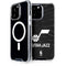 NBA Utah Jazz Black Animal Print iPhone 14 Pro Max MagSafe Case