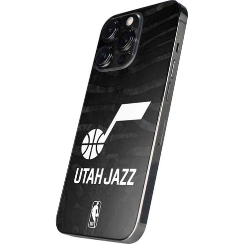 NBA Utah Jazz Black Animal Print iPhone 14 Pro Max Skin