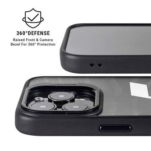 NBA Utah Jazz Black Animal Print iPhone 15 Pro Kickstand Case