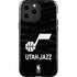 NBA Utah Jazz Black Animal Print iPhone 15 Pro Max Impact Case