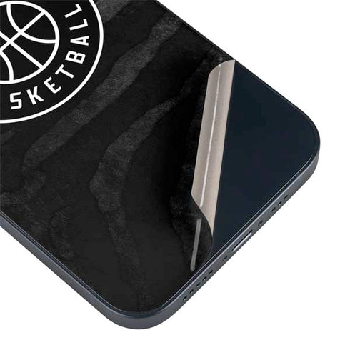 NBA Utah Jazz Black Animal Print iPhone 15 Skin