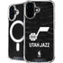 NBA Utah Jazz Black Animal Print iPhone 16 MagSafe Case