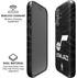 NBA Utah Jazz Black Animal Print iPhone 16 Magsafe Impact Case