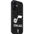 NBA Utah Jazz Black Animal Print iPhone 16 Plus Skin