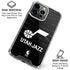 NBA Utah Jazz Black Animal Print iPhone 16 Pro Clear Case