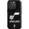 NBA Utah Jazz Black Animal Print iPhone 16 Pro Magsafe Impact Case