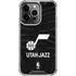 NBA Utah Jazz Black Animal Print iPhone 16 Pro Max Clear Case