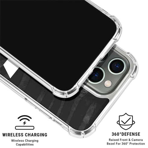 NBA Utah Jazz Black Animal Print iPhone 16 Pro Max Clear Case