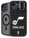 NBA Utah Jazz Black Animal Print iPhone 16e Kickstand Case