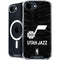 NBA Utah Jazz Black Animal Print iPhone 16e MagSafe Case