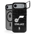 NBA Utah Jazz Black Animal Print iPhone 17 Air Kickstand Case