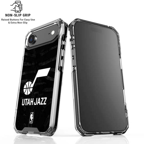 NBA Utah Jazz Black Animal Print iPhone 17 Air MagSafe Case