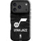 NBA Utah Jazz Black Animal Print iPhone 17 Pro Impact Case
