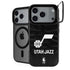 NBA Utah Jazz Black Animal Print iPhone 17 Pro Kickstand Case