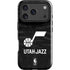 NBA Utah Jazz Black Animal Print iPhone 17 Pro Max Impact Case