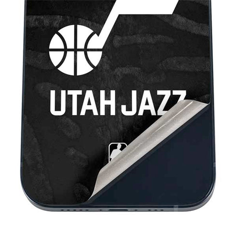 NBA Utah Jazz Black Animal Print iPhone 17 Pro Max Skin