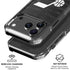 NBA Utah Jazz Black Animal Print iPhone 18 Pro Clear Case